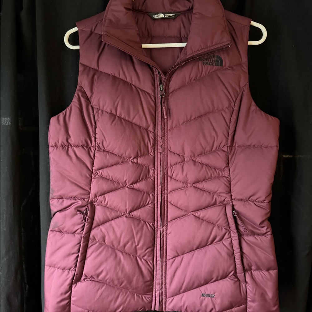 The North Face Women's Burgundy Quilted Insulated Vest